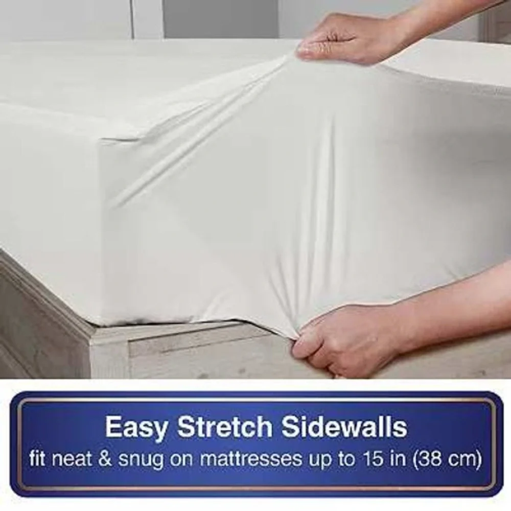 All-In-One King Mattress Protector Zippered Encasement Bed Waterproof